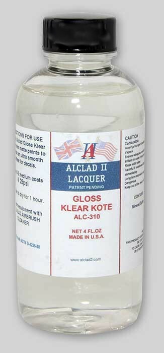4oz. Bottle Gloss Clear Coat